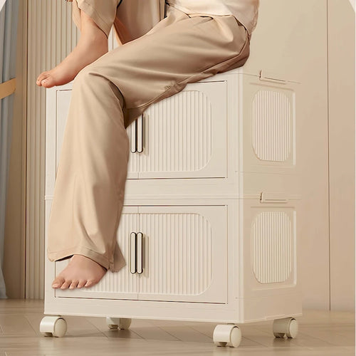 19.69 Side Wide Folding Storage Cabinet