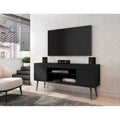 Meuble console de rangement de 160 cm avec pieds évasés