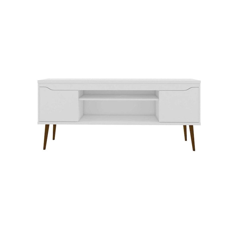 Meuble console de rangement de 160 cm avec pieds évasés