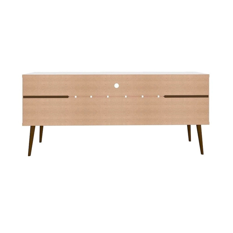 Meuble console de rangement de 160 cm avec pieds évasés