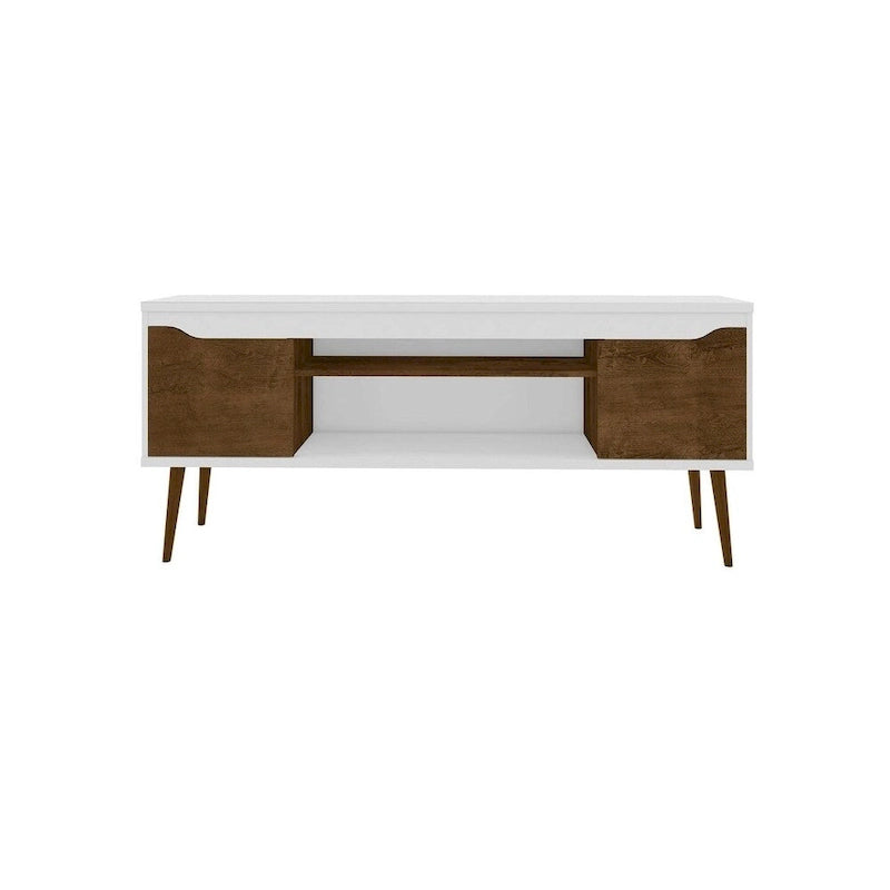 Meuble console de rangement de 160 cm avec pieds évasés