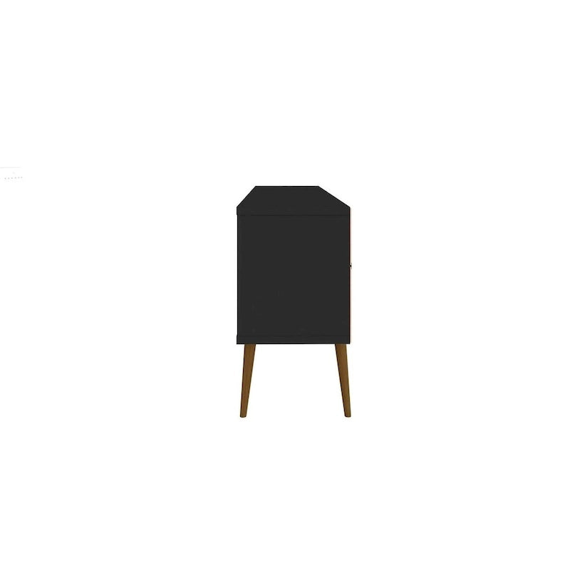 Meuble console de rangement de 160 cm avec pieds évasés
