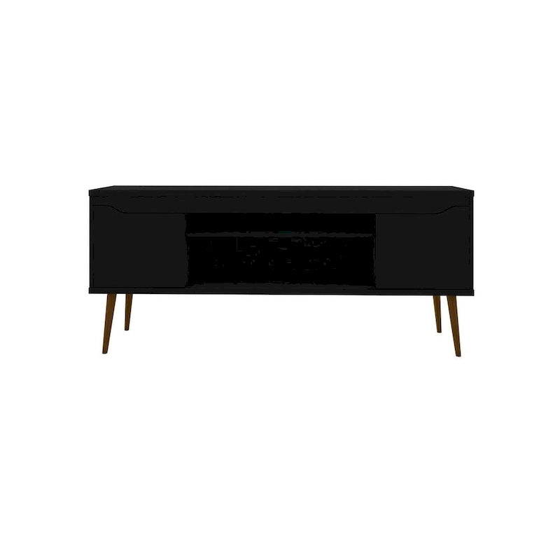 Meuble console de rangement de 160 cm avec pieds évasés