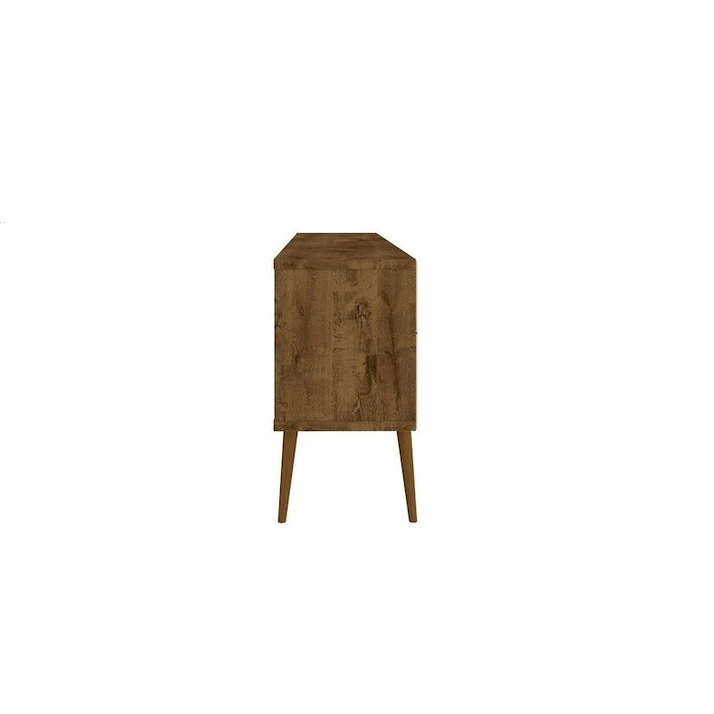 Meuble console de rangement de 160 cm avec pieds évasés