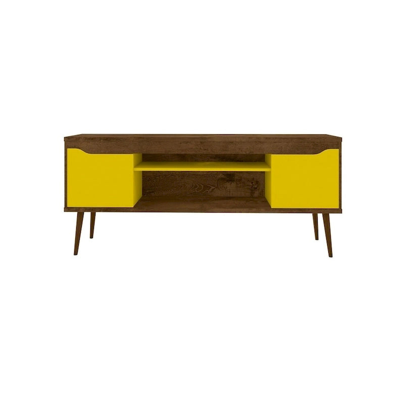 Meuble console de rangement de 160 cm avec pieds évasés