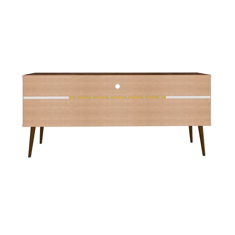 Meuble console de rangement de 160 cm avec pieds évasés