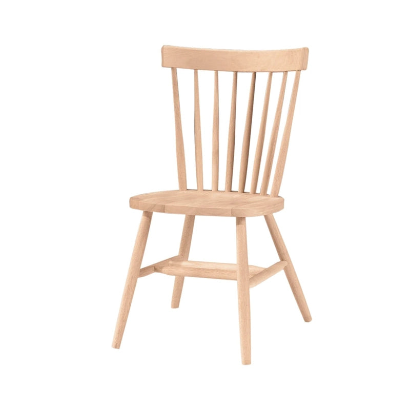 Solid Wood Parawood Dining Chair Fully Assembled Dining Height