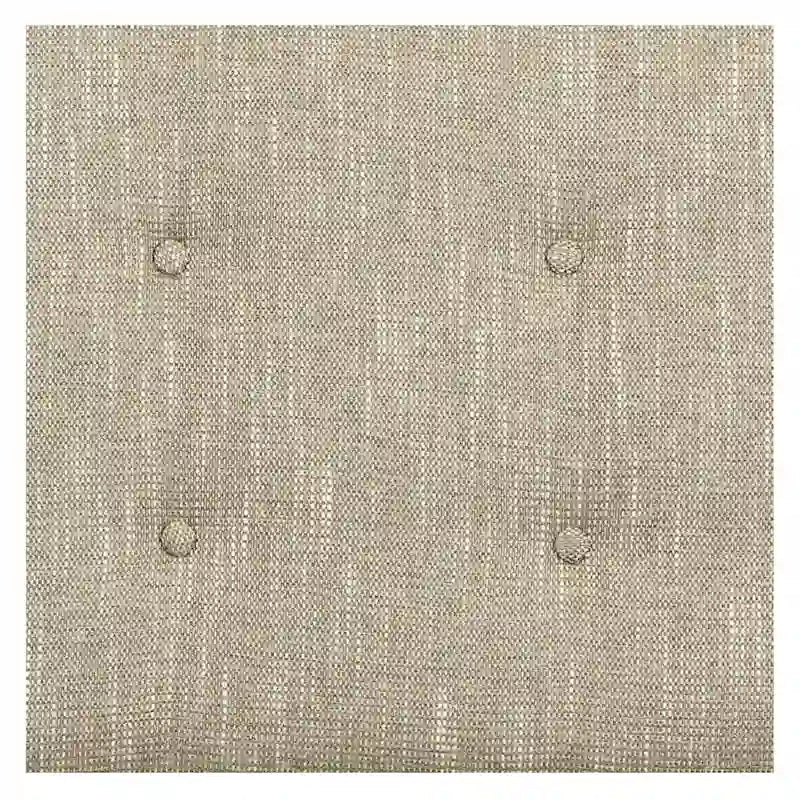 Banc de salon rembourré beige décontracté