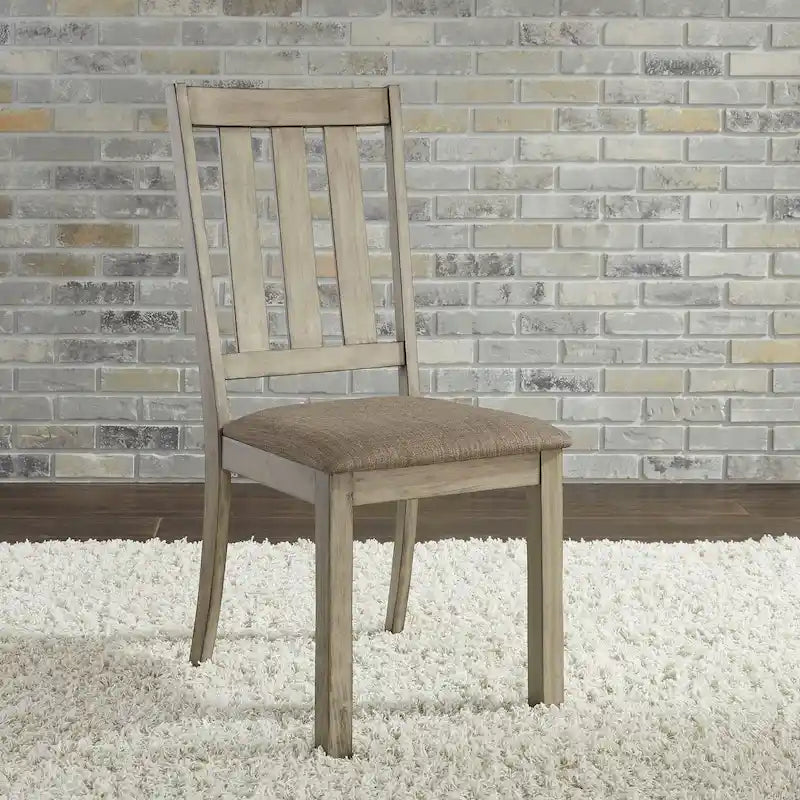 Drop Leaf Dining Table with Rubberwood Frame and Sandstone Finish