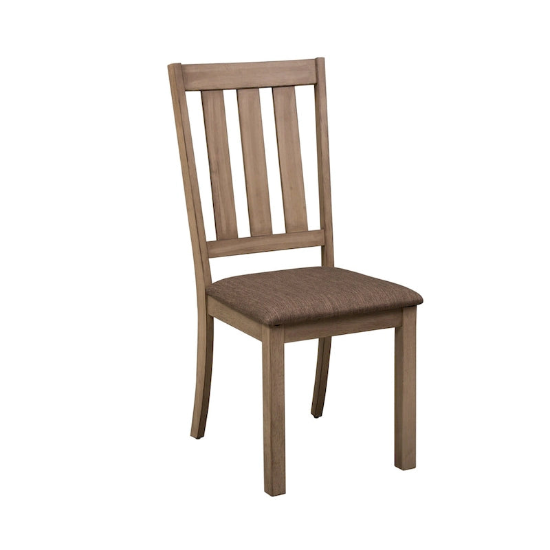 Drop Leaf Dining Table with Rubberwood Frame and Sandstone Finish