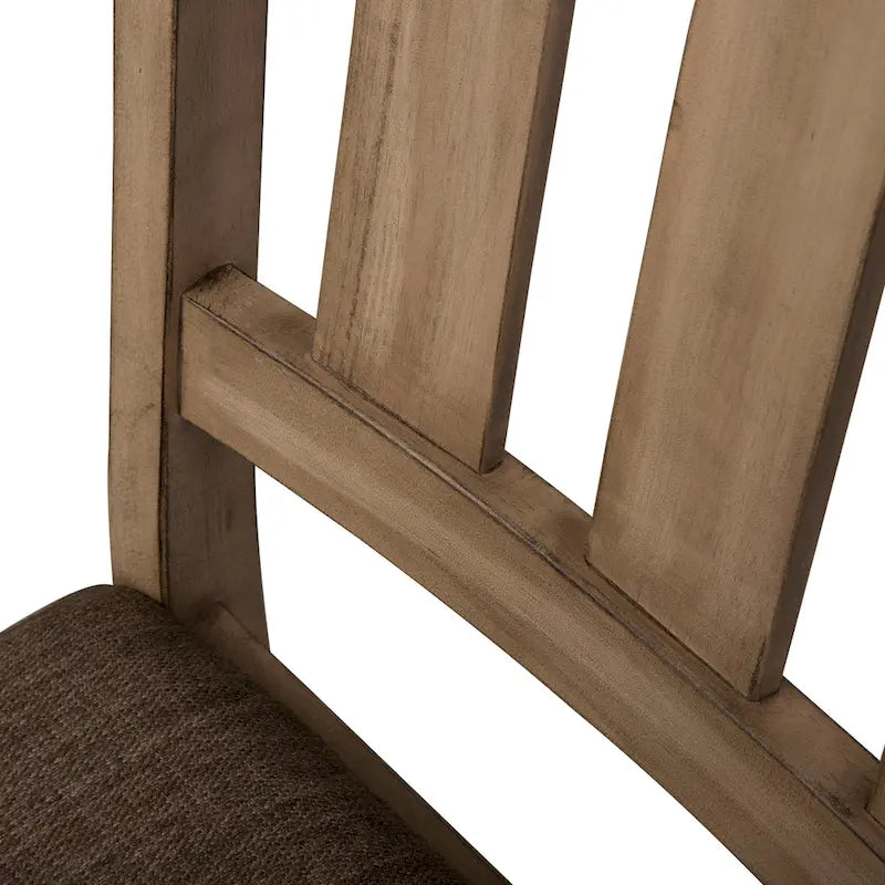 Drop Leaf Dining Table with Rubberwood Frame and Sandstone Finish