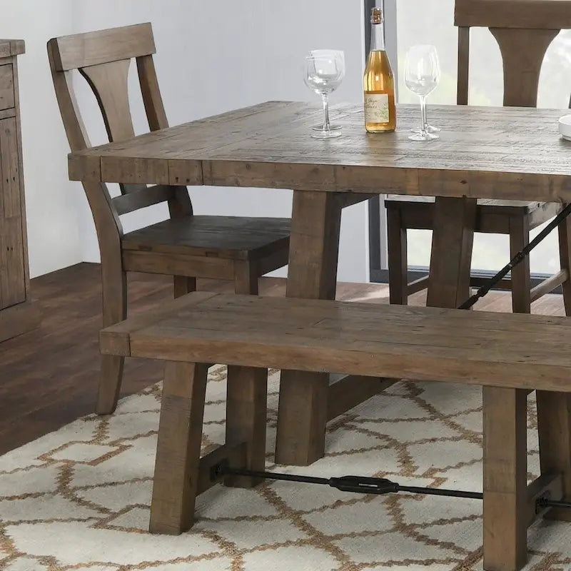 Reclaimed Pine 82-Inch Extension Dining Table