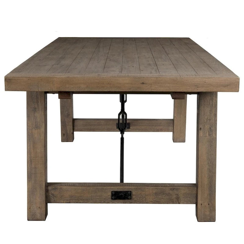 Reclaimed Pine 82-Inch Extension Dining Table