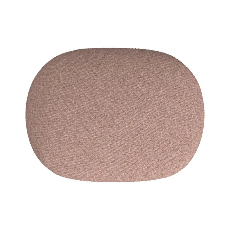 Pouf moderne rembourré avec options de tissu bouclé et velours