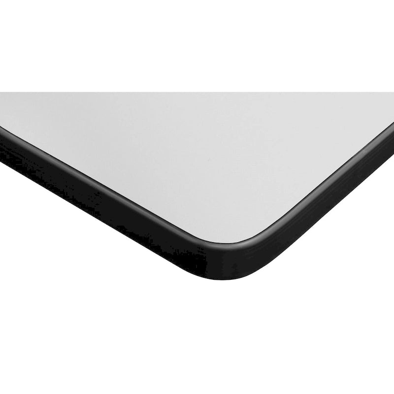 Table de réfectoire carrée pliable de 30 po avec pieds escamotables en acier