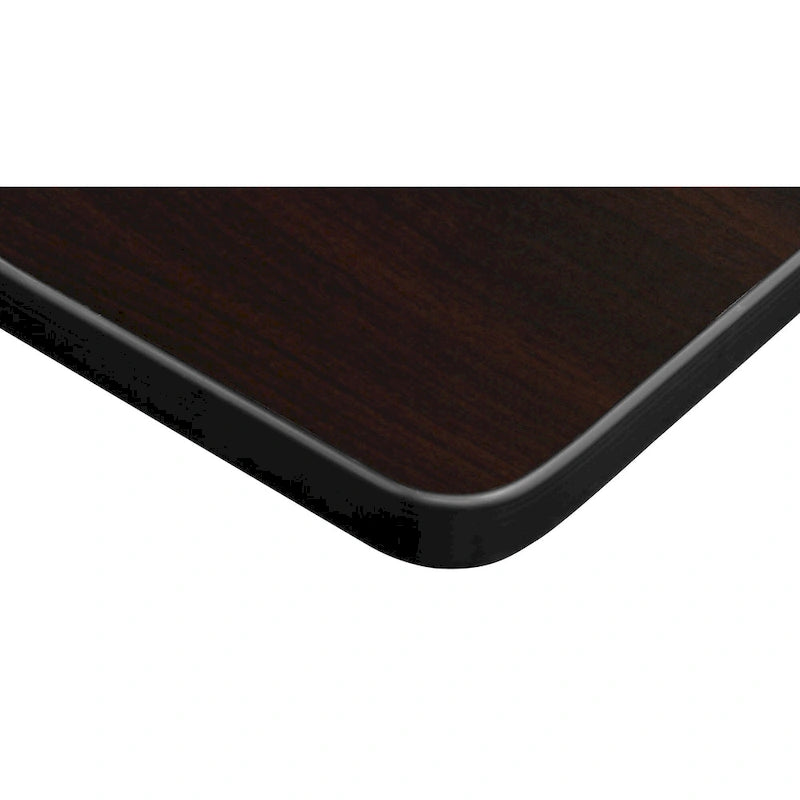 Table de réfectoire carrée pliable de 30 po avec pieds escamotables en acier
