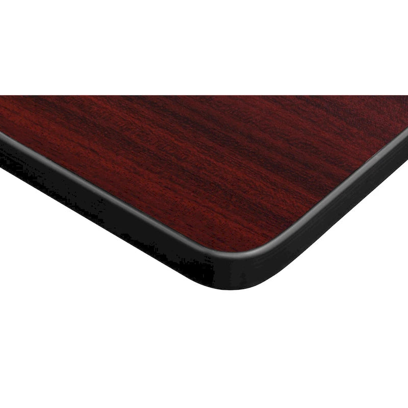 Table de réfectoire carrée pliable de 30 po avec pieds escamotables en acier