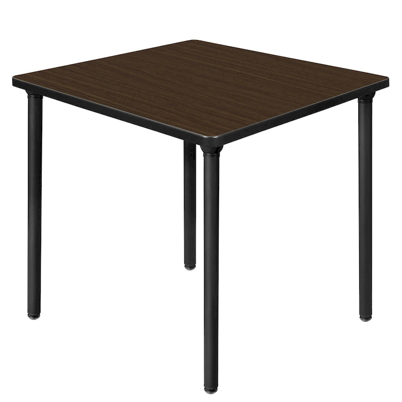 Table de réfectoire carrée pliable de 30 po avec pieds escamotables en acier