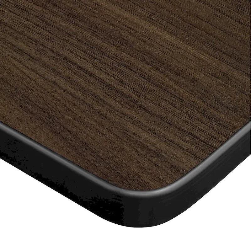 Table de réfectoire carrée pliable de 30 po avec pieds escamotables en acier