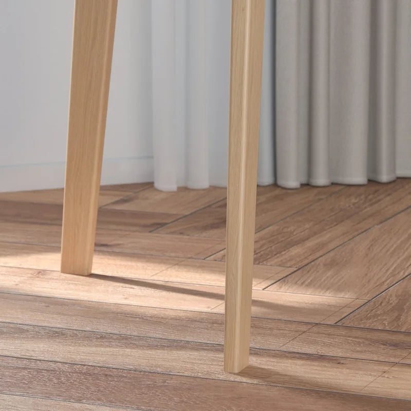 Bureau simple de 99,06 cm avec tiroirs et pieds en bois massif