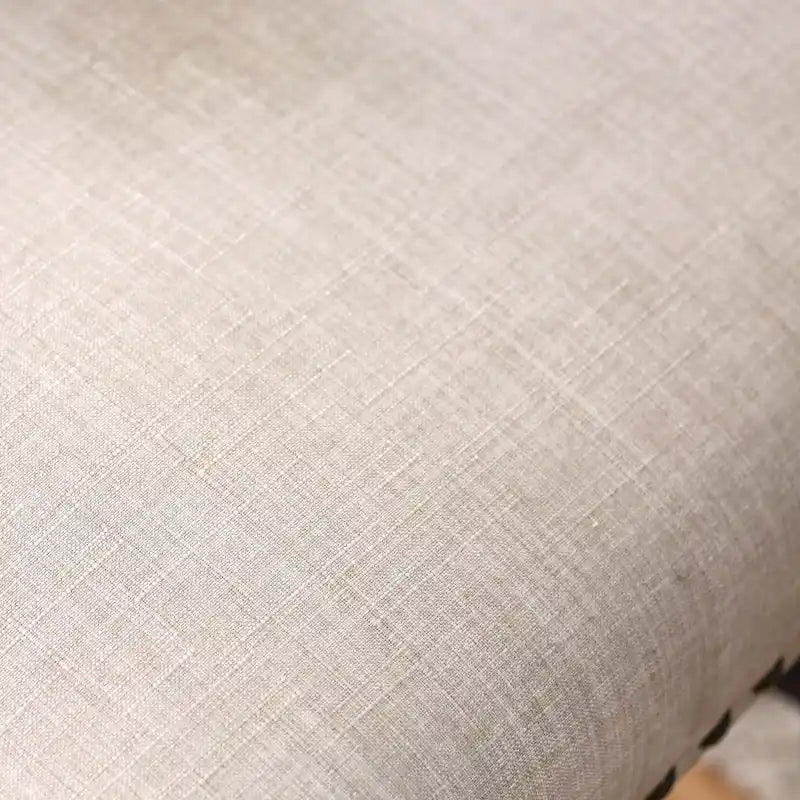 Traditional Button-Tufted Wingback Dining Chair with Nailhead Trim