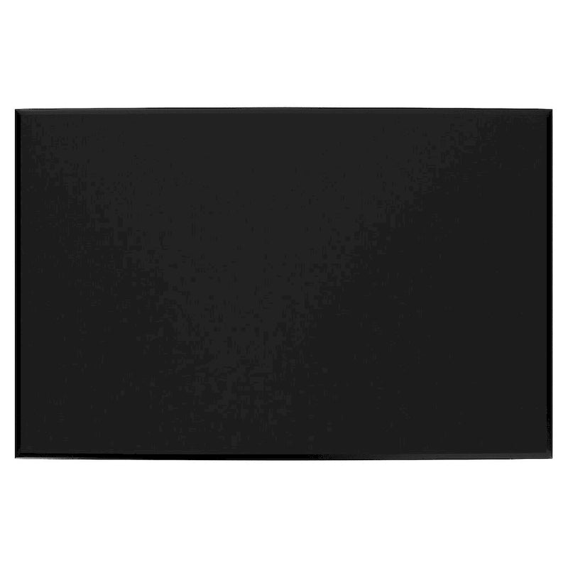 Rectangular Black Wood Dining Table with Antique Finish
