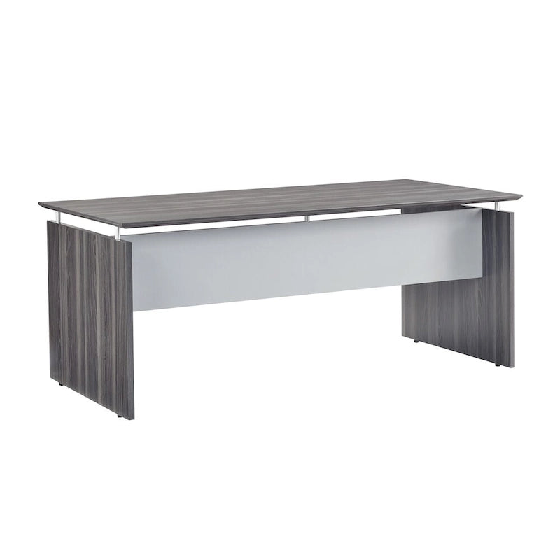 72" Floating Surface Executive Office Desk with Beveled Edge