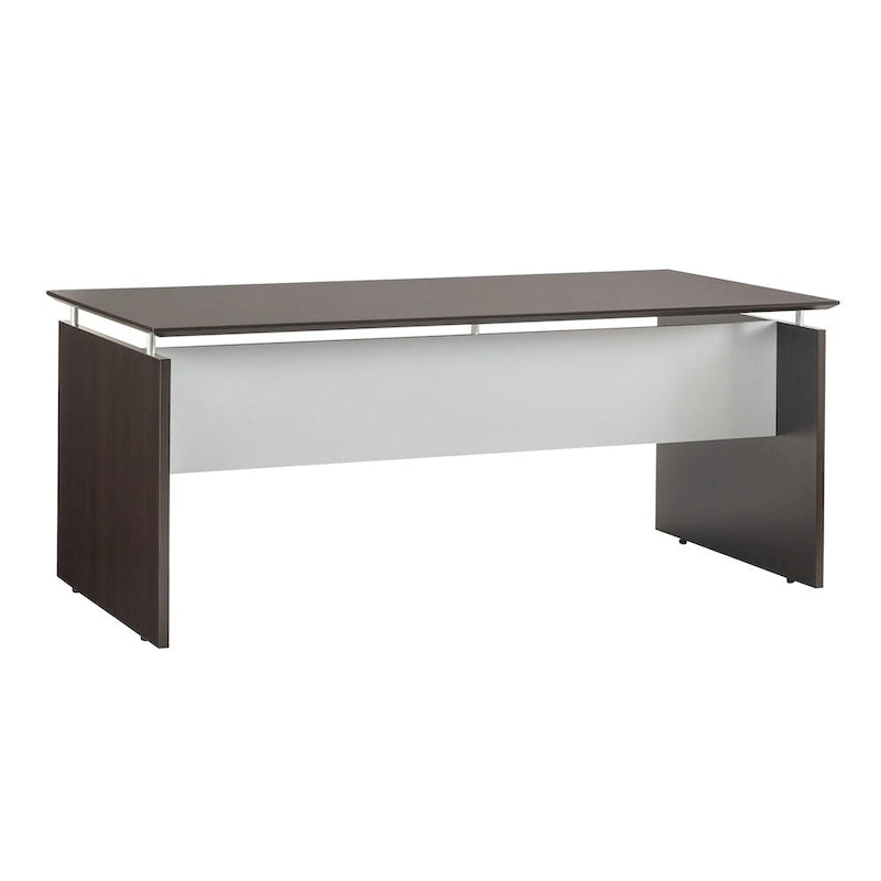 72" Floating Surface Executive Office Desk with Beveled Edge