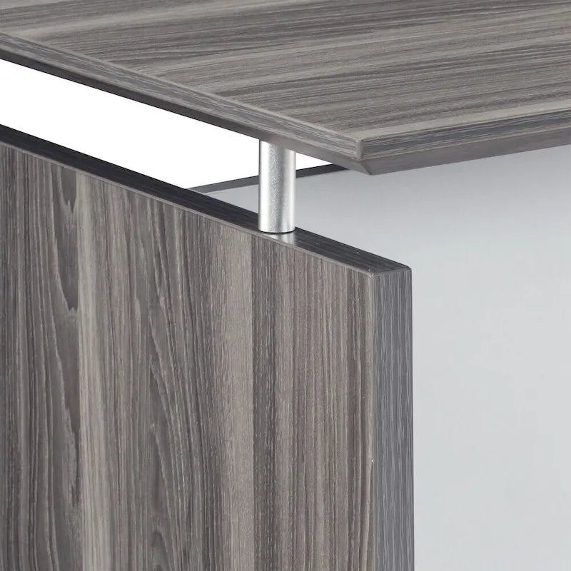 72" Floating Surface Executive Office Desk with Beveled Edge
