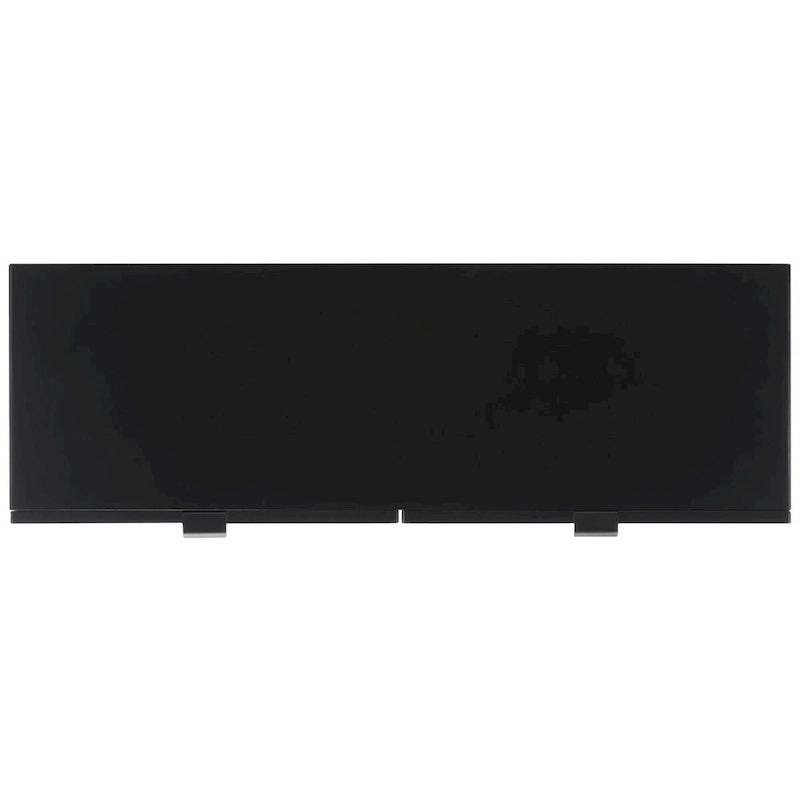 2-Drawer Rattan Console Table with Lower Shelf, Natural and Black