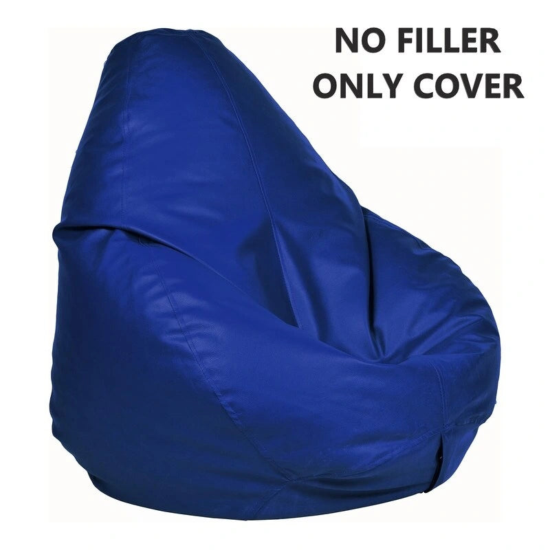 Leatherette Bean Bag Cover Filling Not Included, Ideal for Children and Teenagers