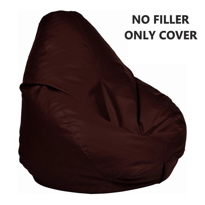 Leatherette Bean Bag Cover Filling Not Included, Ideal for Children and Teenagers
