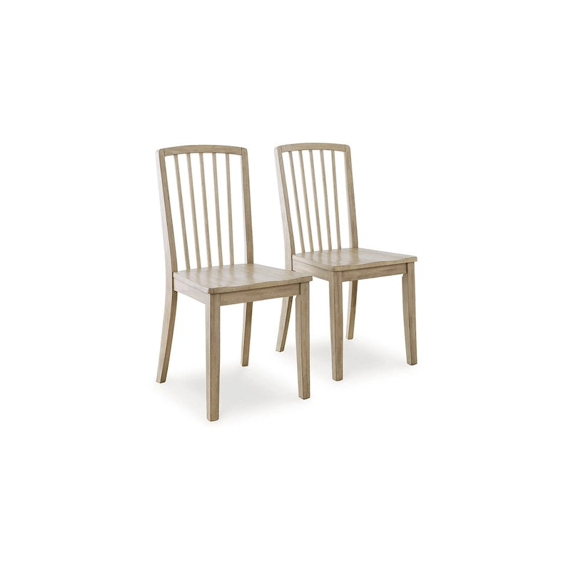 Light Brown Dining Chair 17W x 21D x 38H Contoured Hardwood Seat
