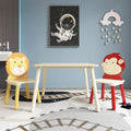 Toddler Wooden Activity Table with MDF Pine Square Top