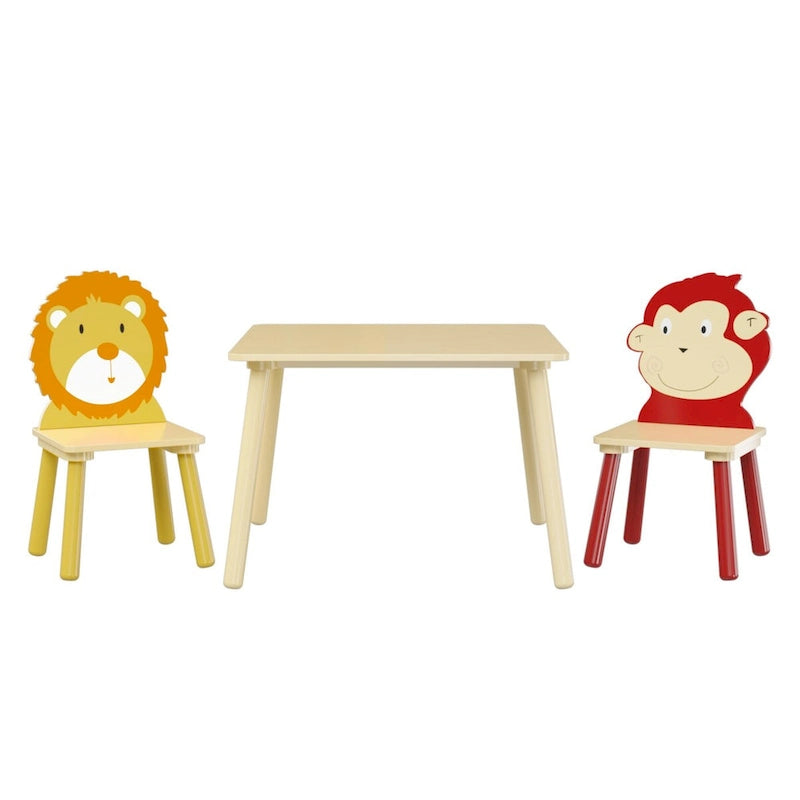 Toddler Wooden Activity Table with MDF Pine Square Top