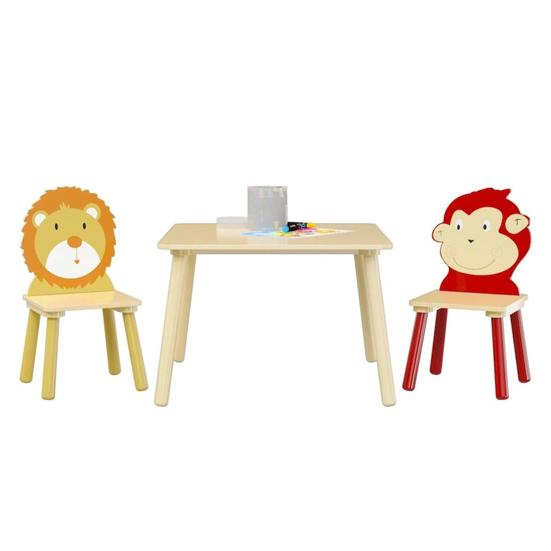 Toddler Wooden Activity Table with MDF Pine Square Top